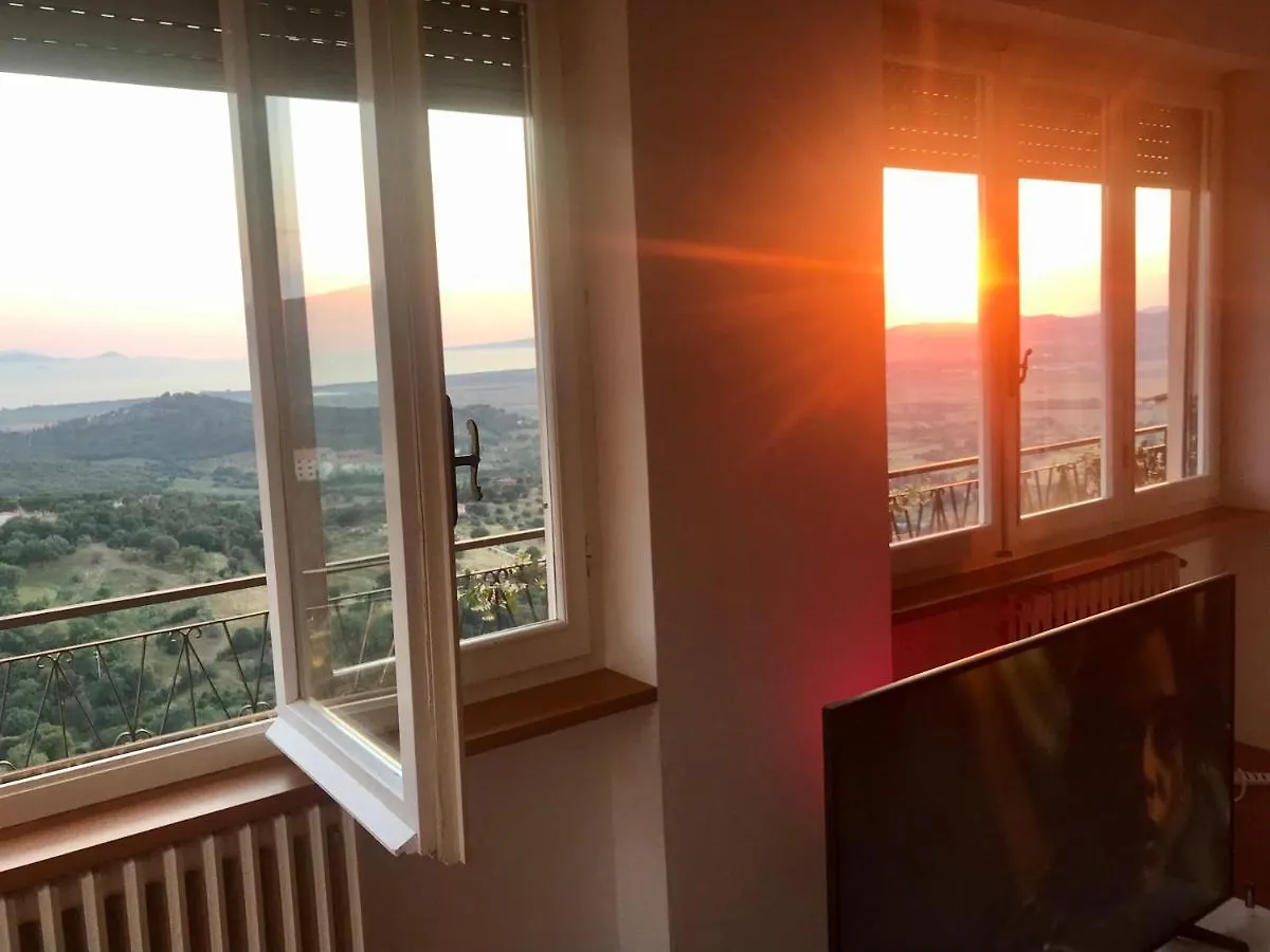 Red Sunset Apartment Scarlino
