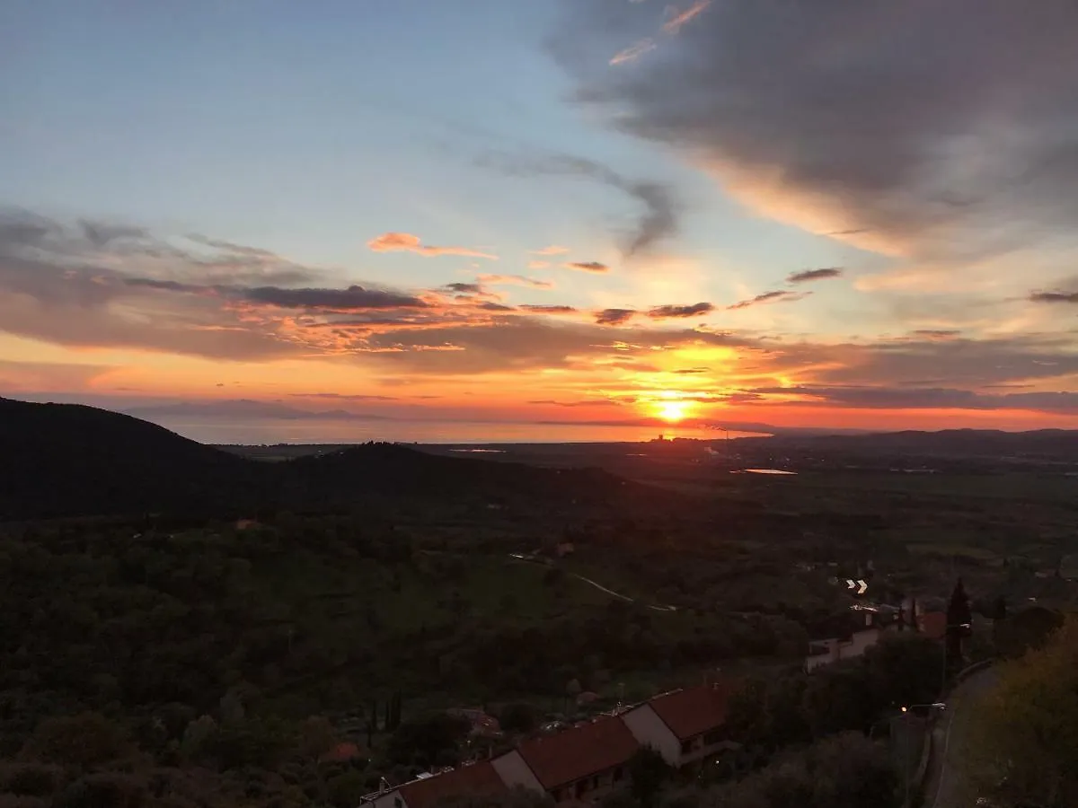 Red Sunset Apartment Scarlino